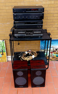 Sistema Audio Hi-Fi Vintage Completo Yamaha/Marantz/Technics con Casse Mordaunt-Short