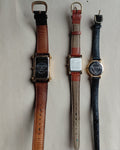 Lotto di 3 Orologi Vintage da Donna Fossil e Guess