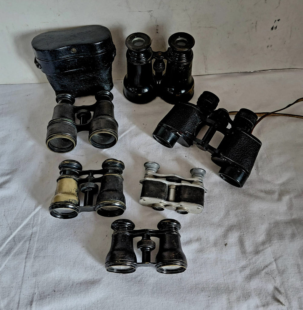 Lotto di binocoli vintage e d'epoca da collezione