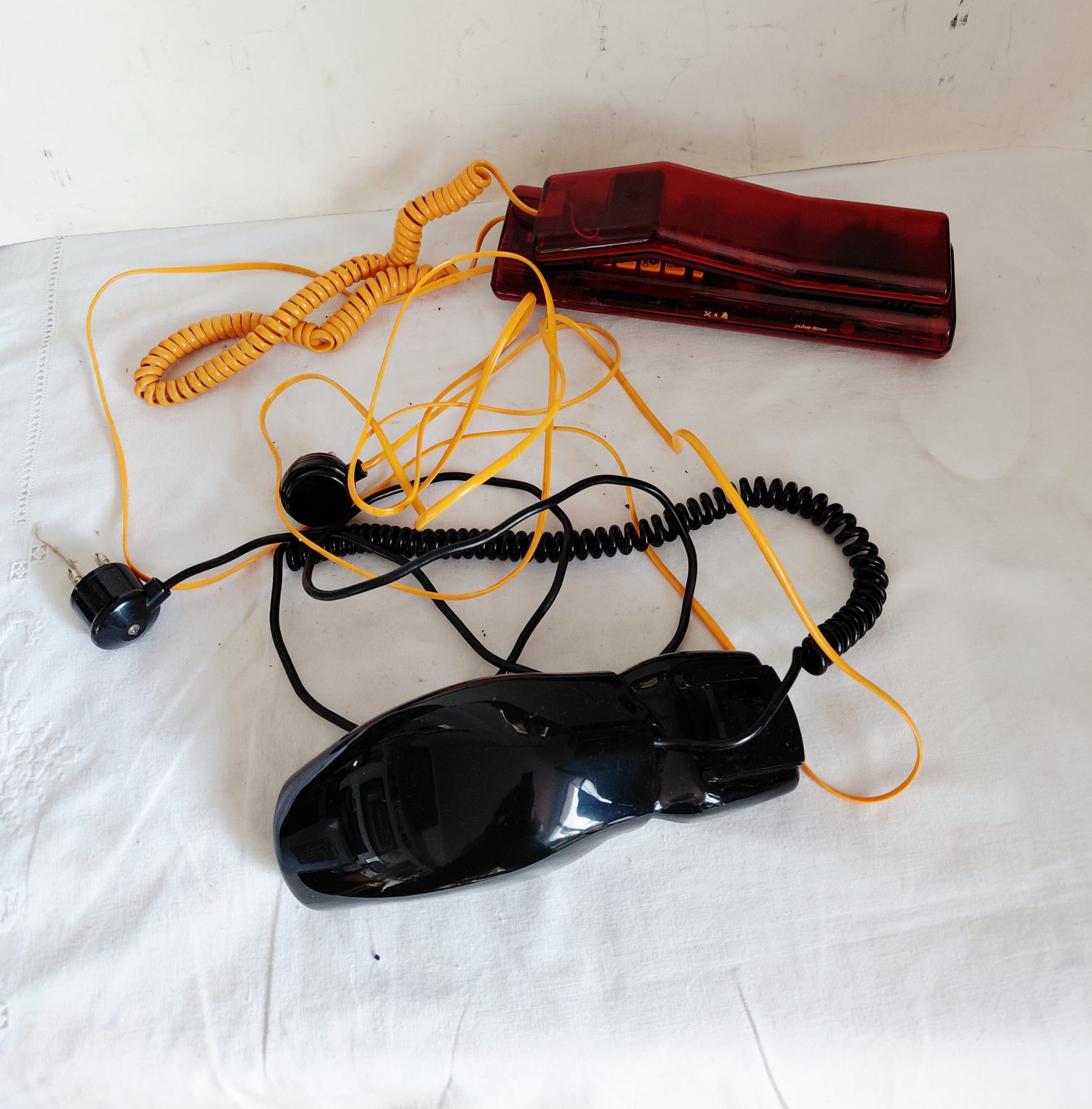Telefono SIP vintage da parete con cornetta