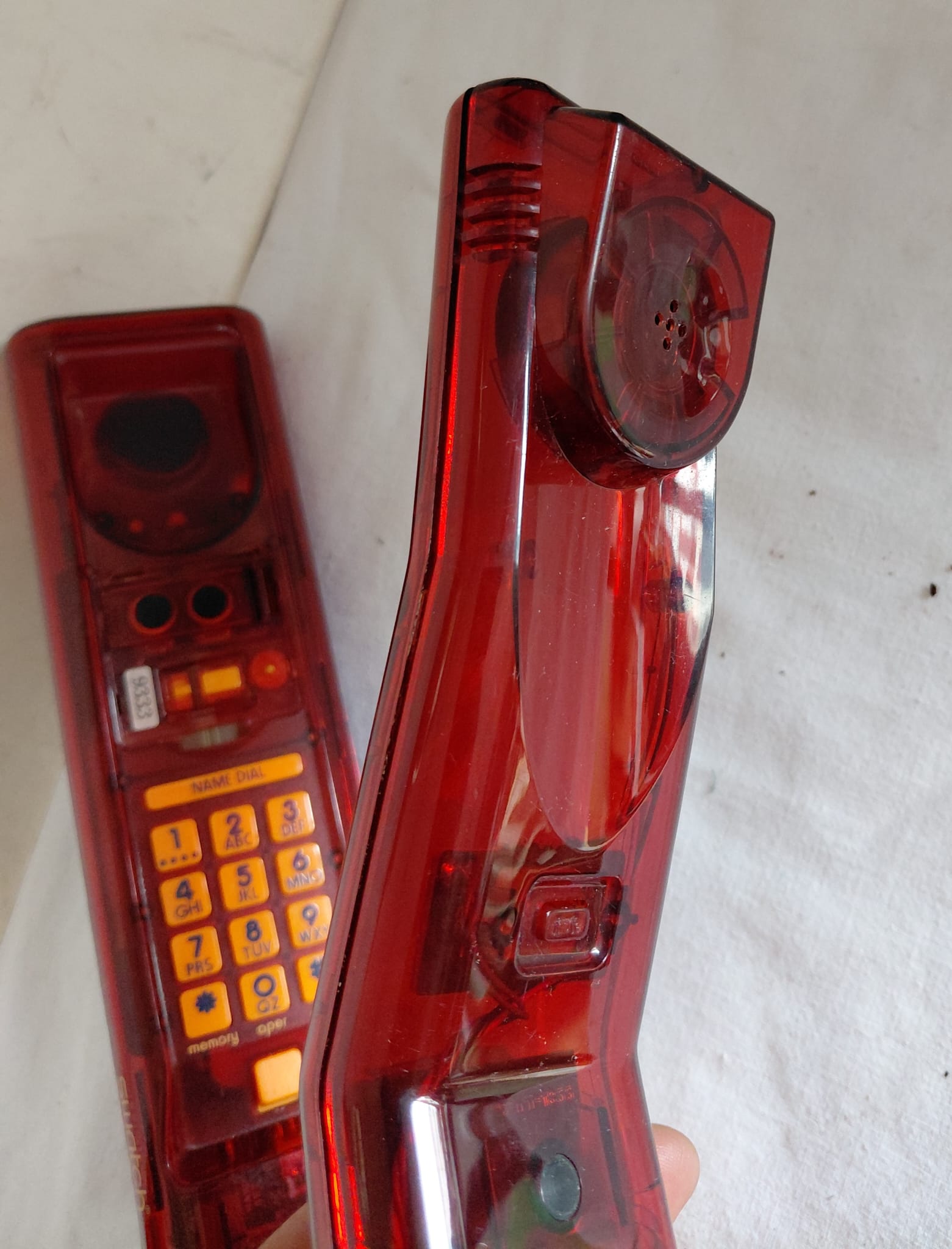 Telefono SIP vintage da parete con cornetta