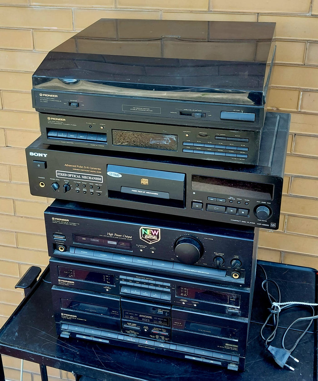Impianto Hi-Fi vintage Pioneer e Sony completo