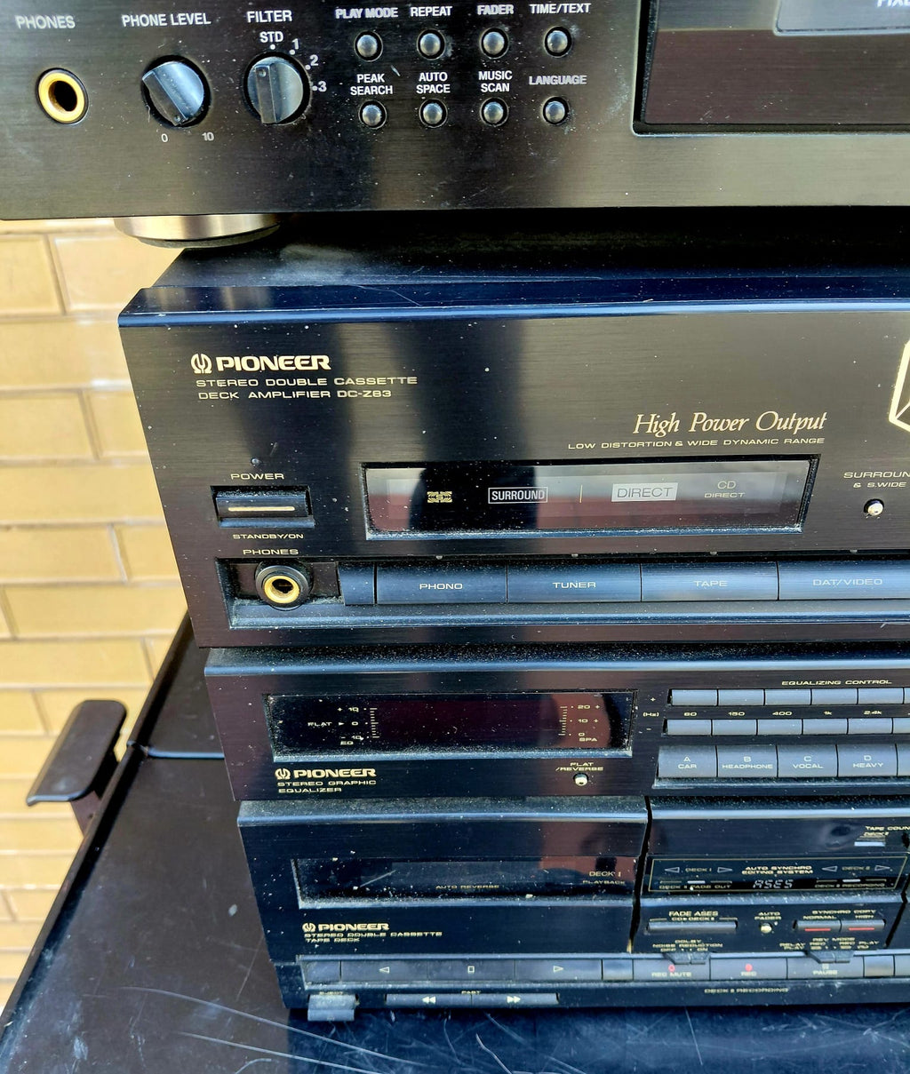 Impianto Hi-Fi vintage Pioneer e Sony completo