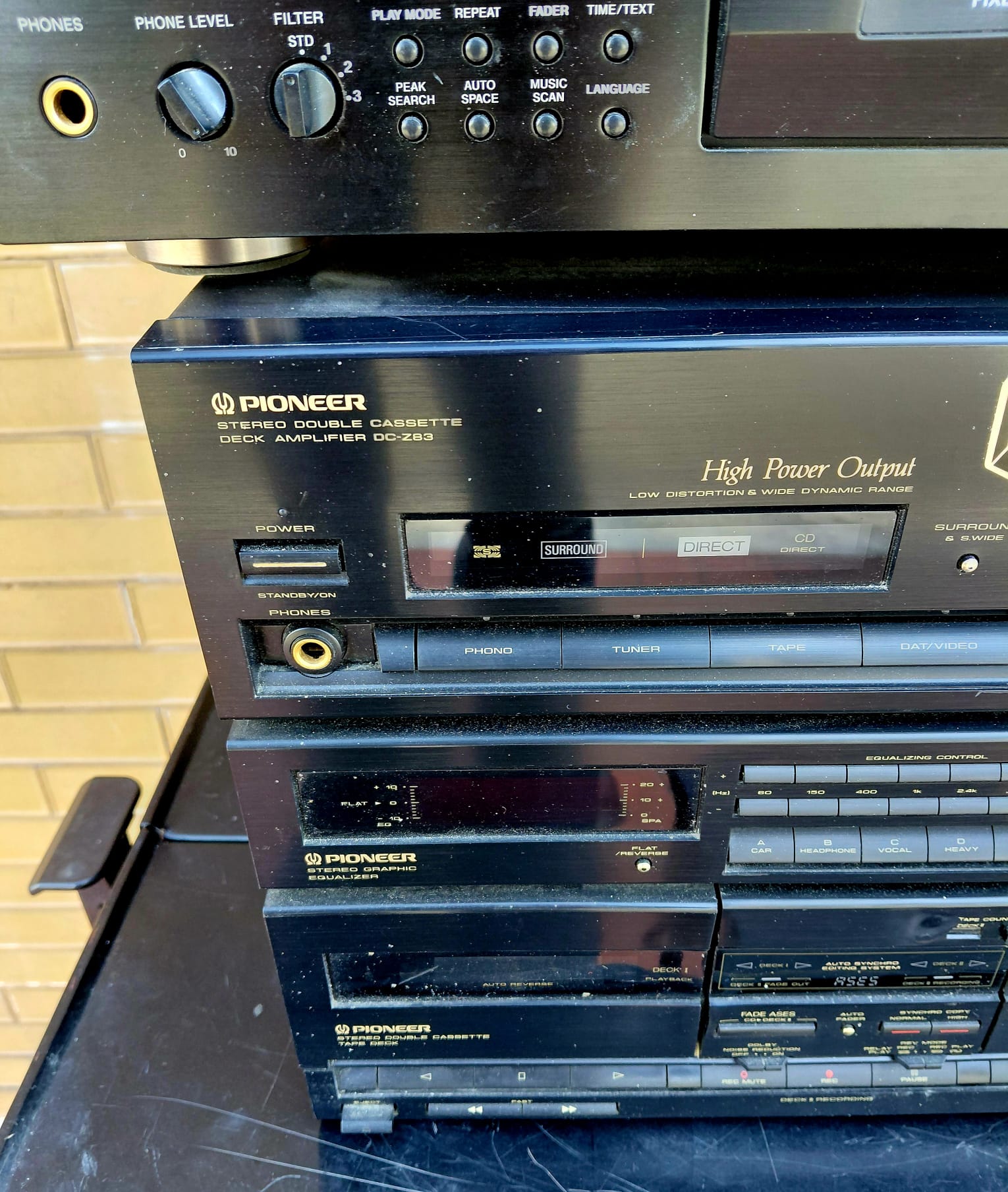 Impianto Hi-Fi vintage Pioneer e Sony completo