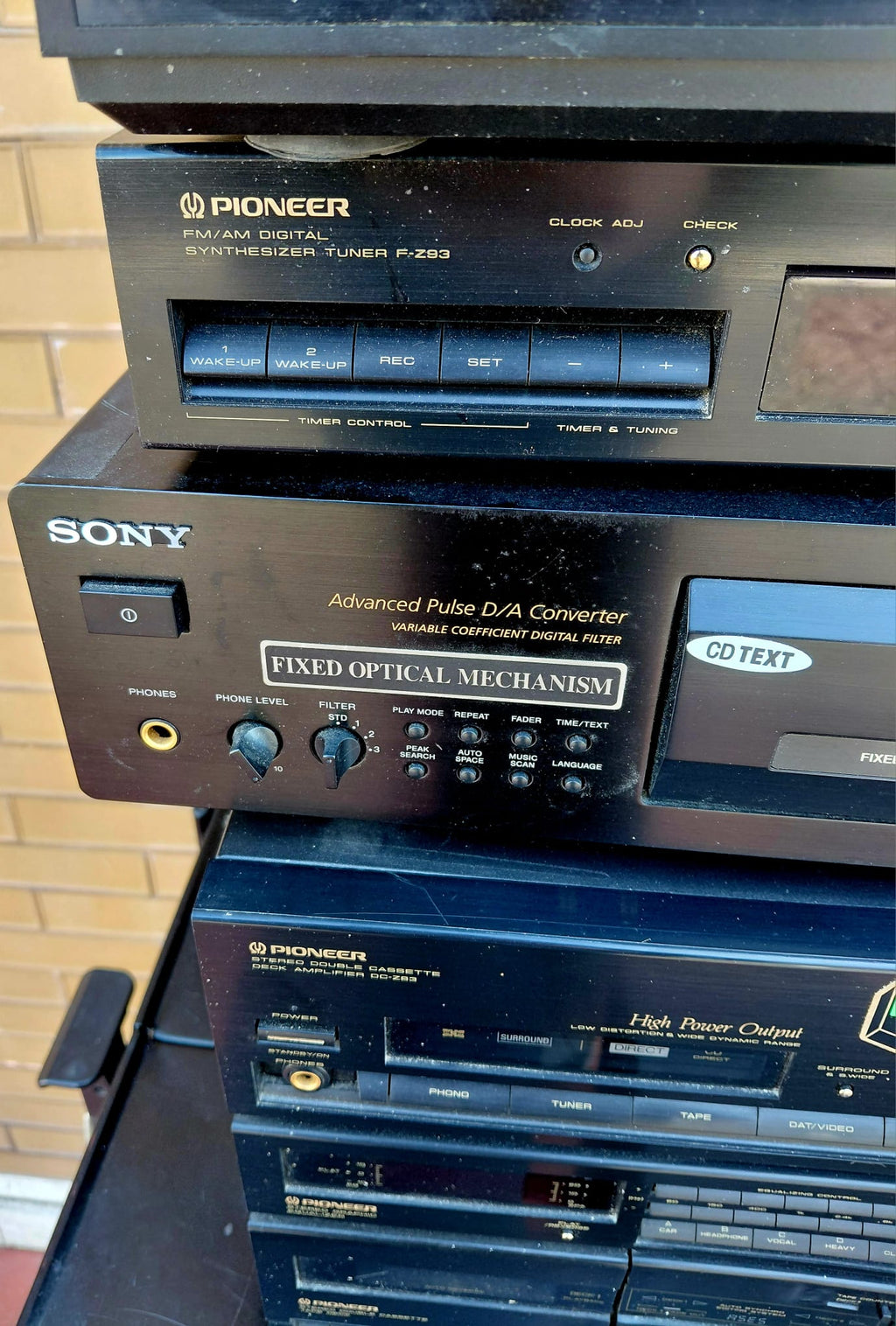 Impianto Hi-Fi vintage Pioneer e Sony completo