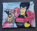Quadro dipinto a mano di Lupin III