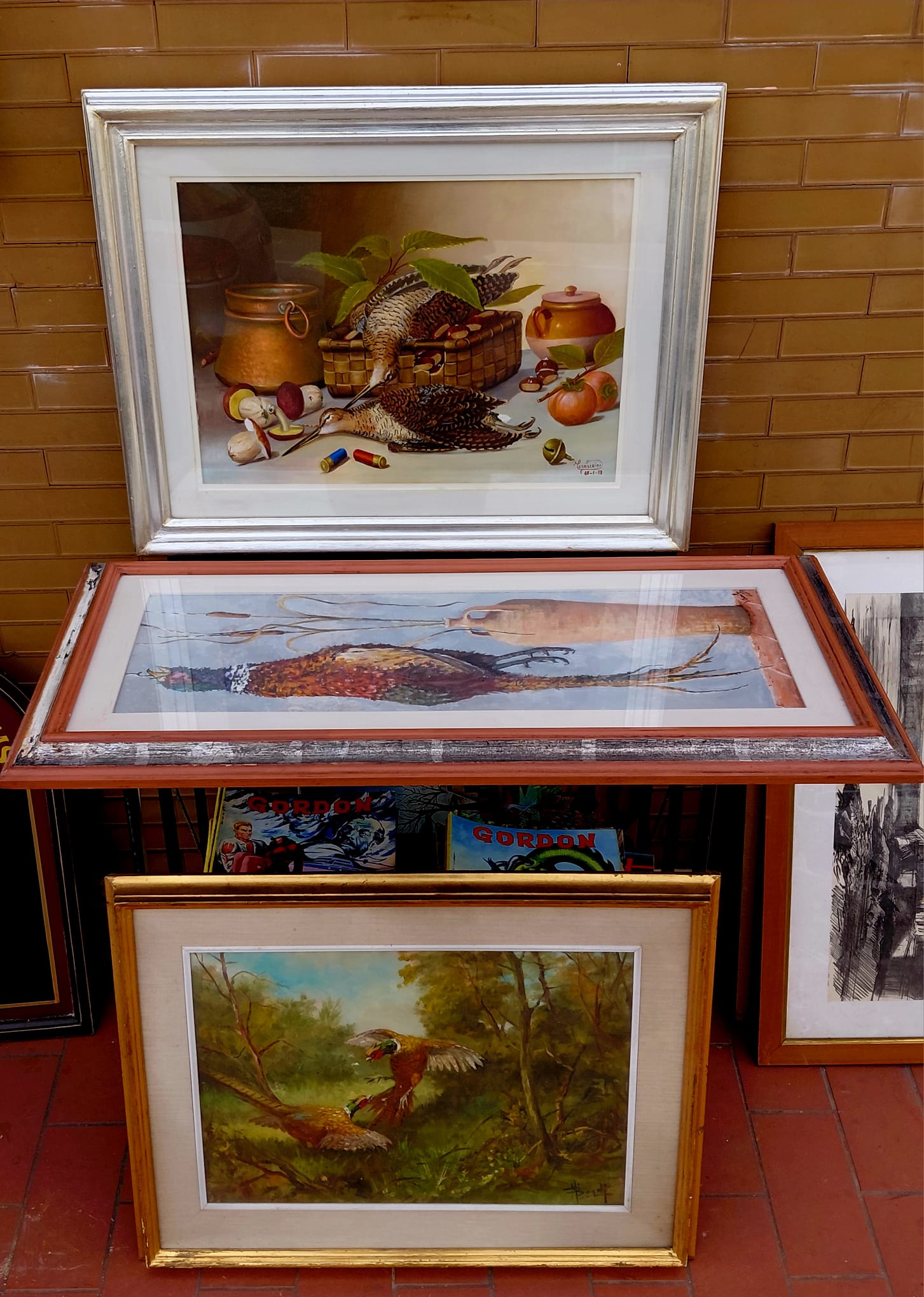 Lotto di quadri e stampe decorative vintage