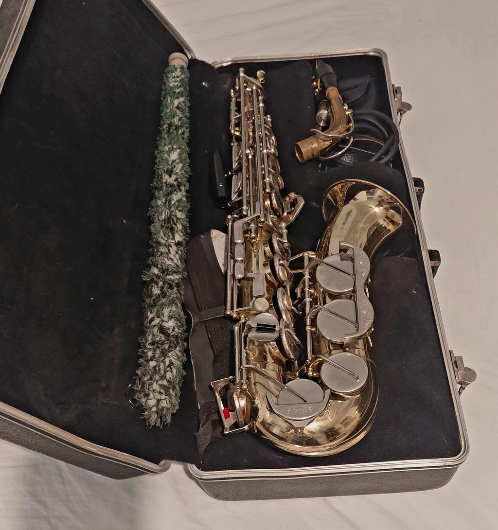 Saxofono contralto completo con custodia
