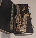 Saxofono contralto completo con custodia