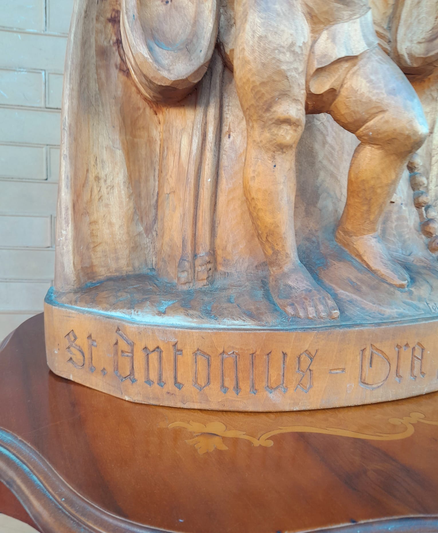 Scultura in legno di St.Antonius