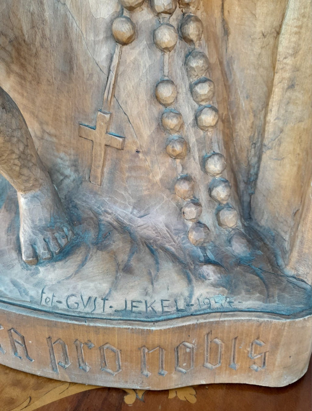 Scultura in legno di St.Antonius