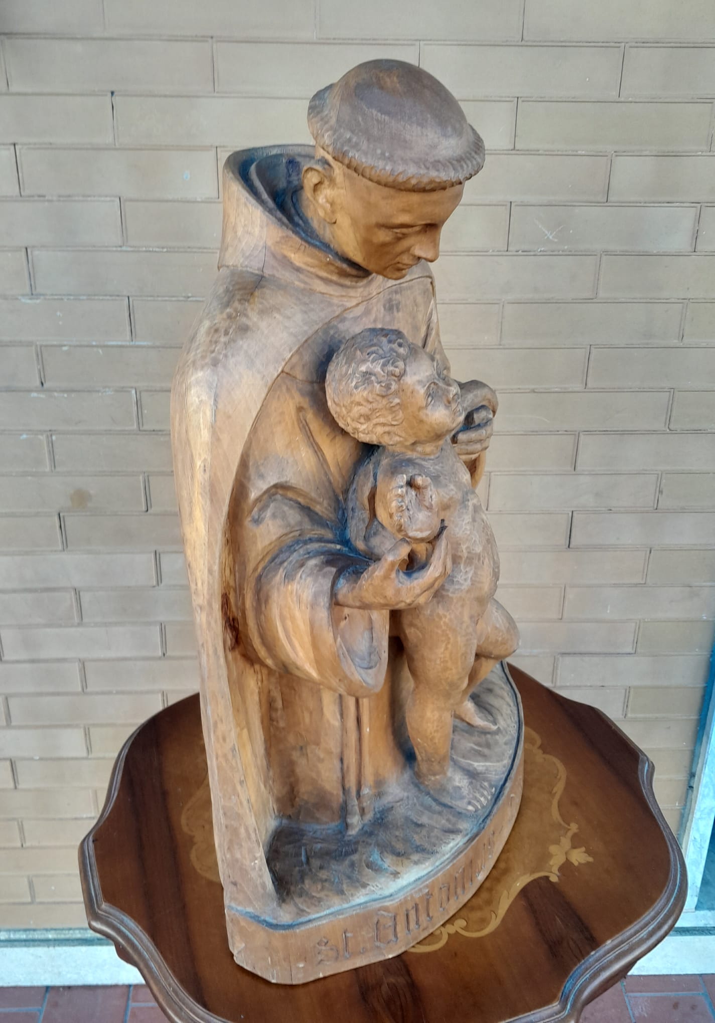 Scultura in legno di St.Antonius
