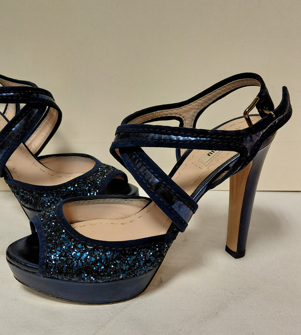 Elegante scarpe Miu Miu con certificato