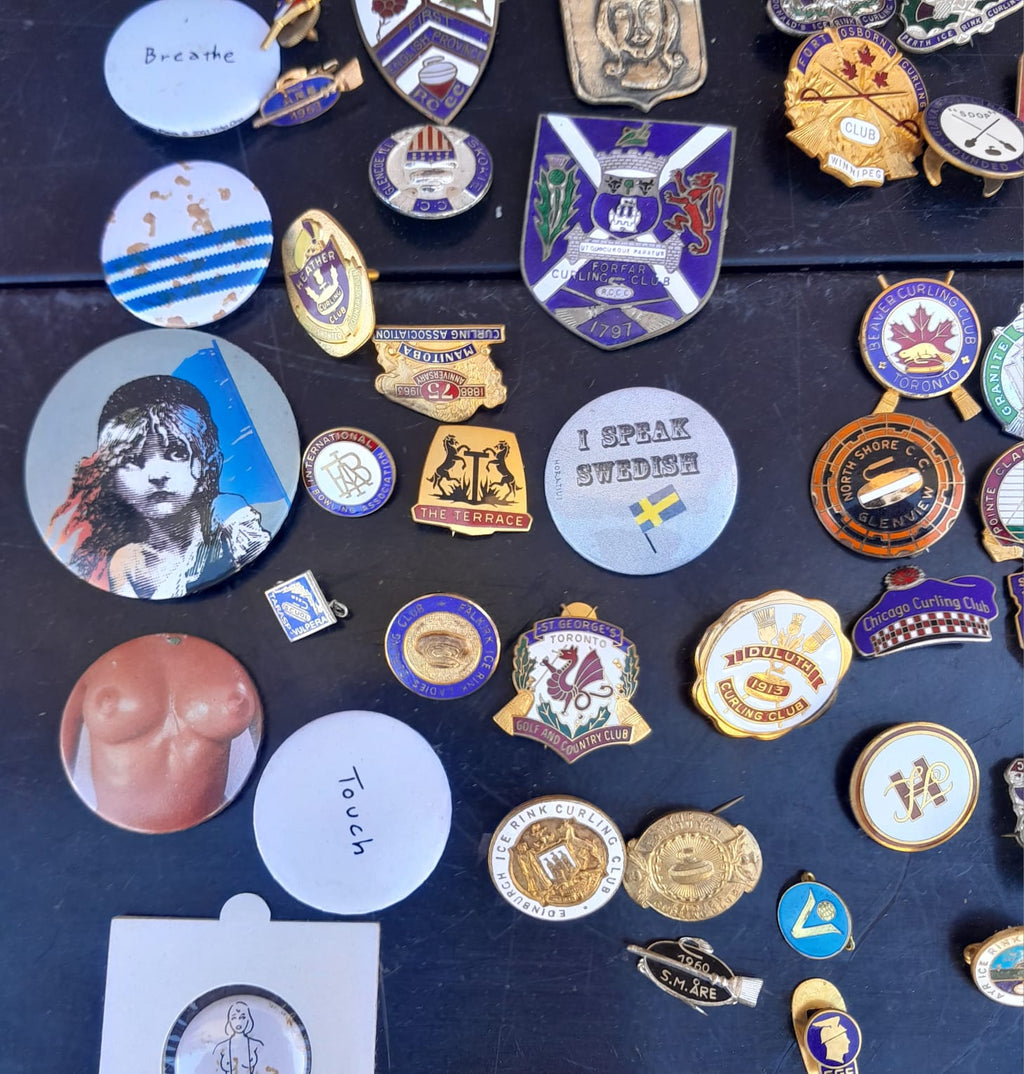 Collezione di più di 100 spilla