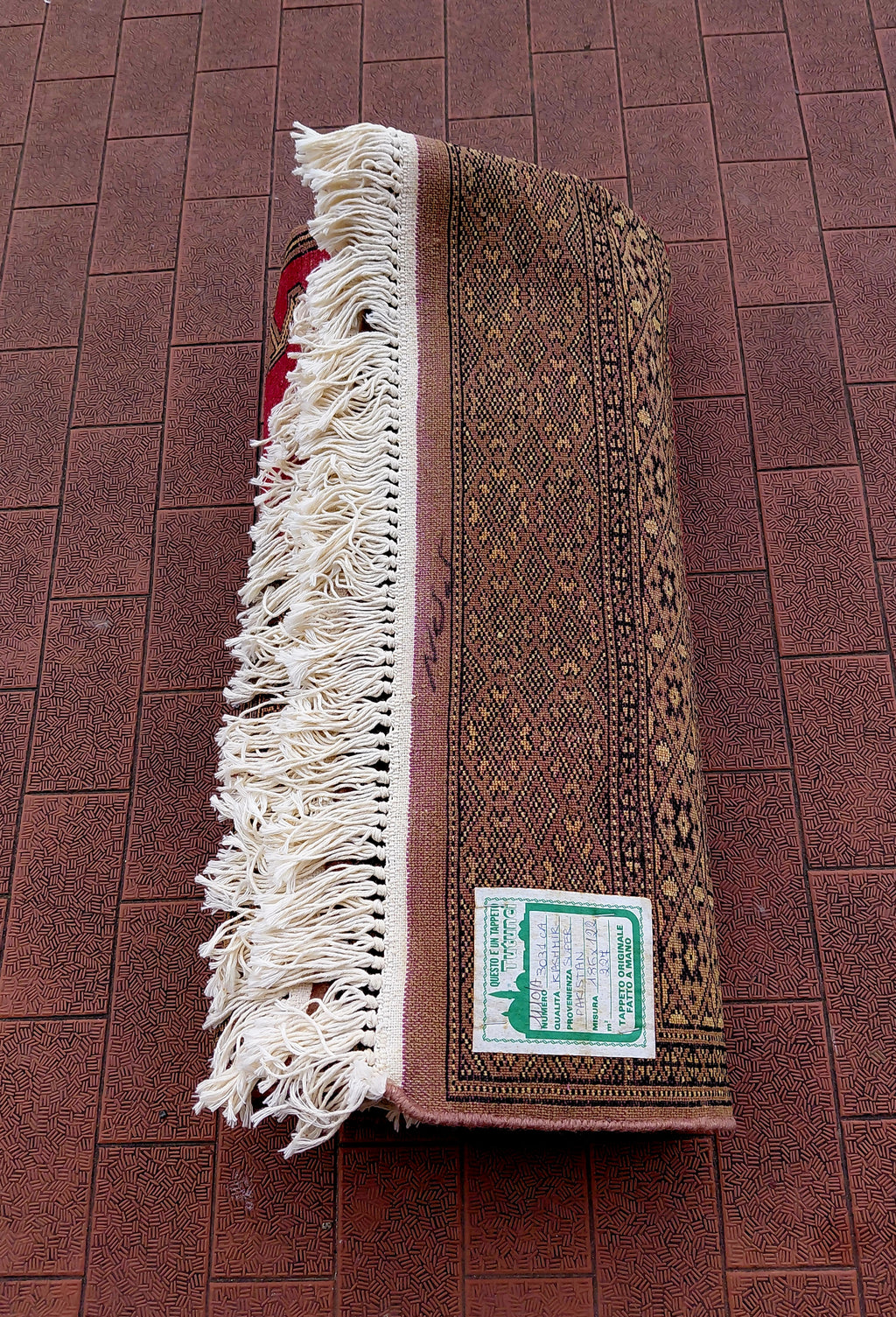 Tappeto hand-made cashmere certificato