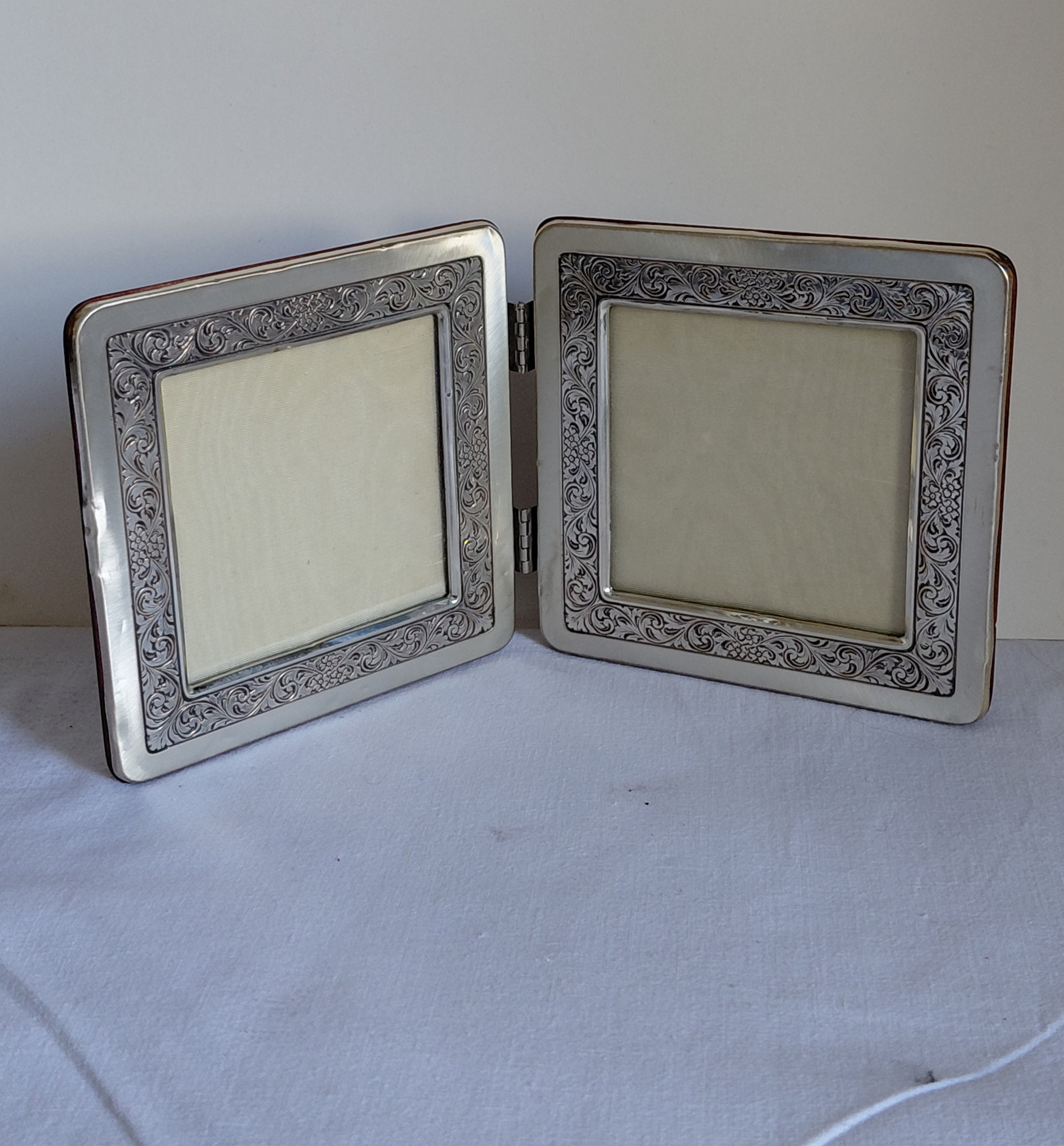 Doppia cornice in Argento 925 vintage