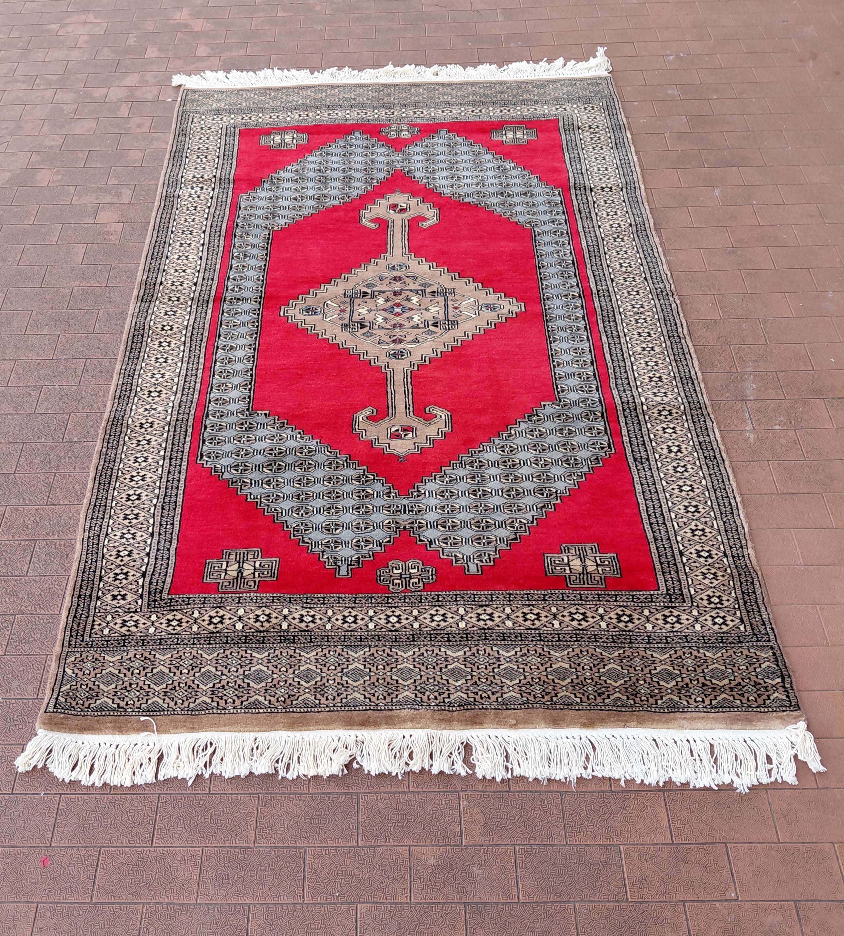 Tappeto hand-made cashmere certificato