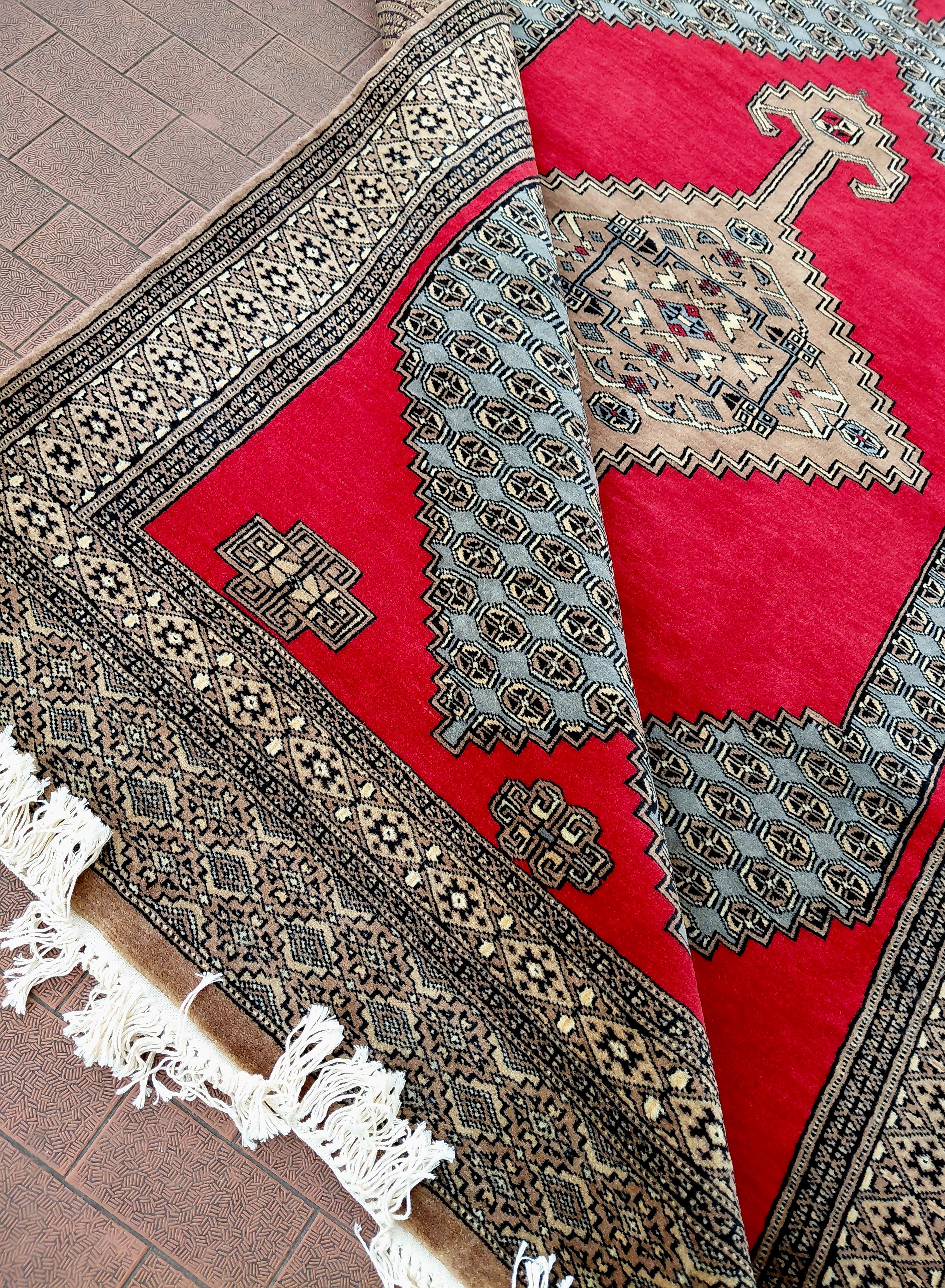 Tappeto hand-made cashmere certificato