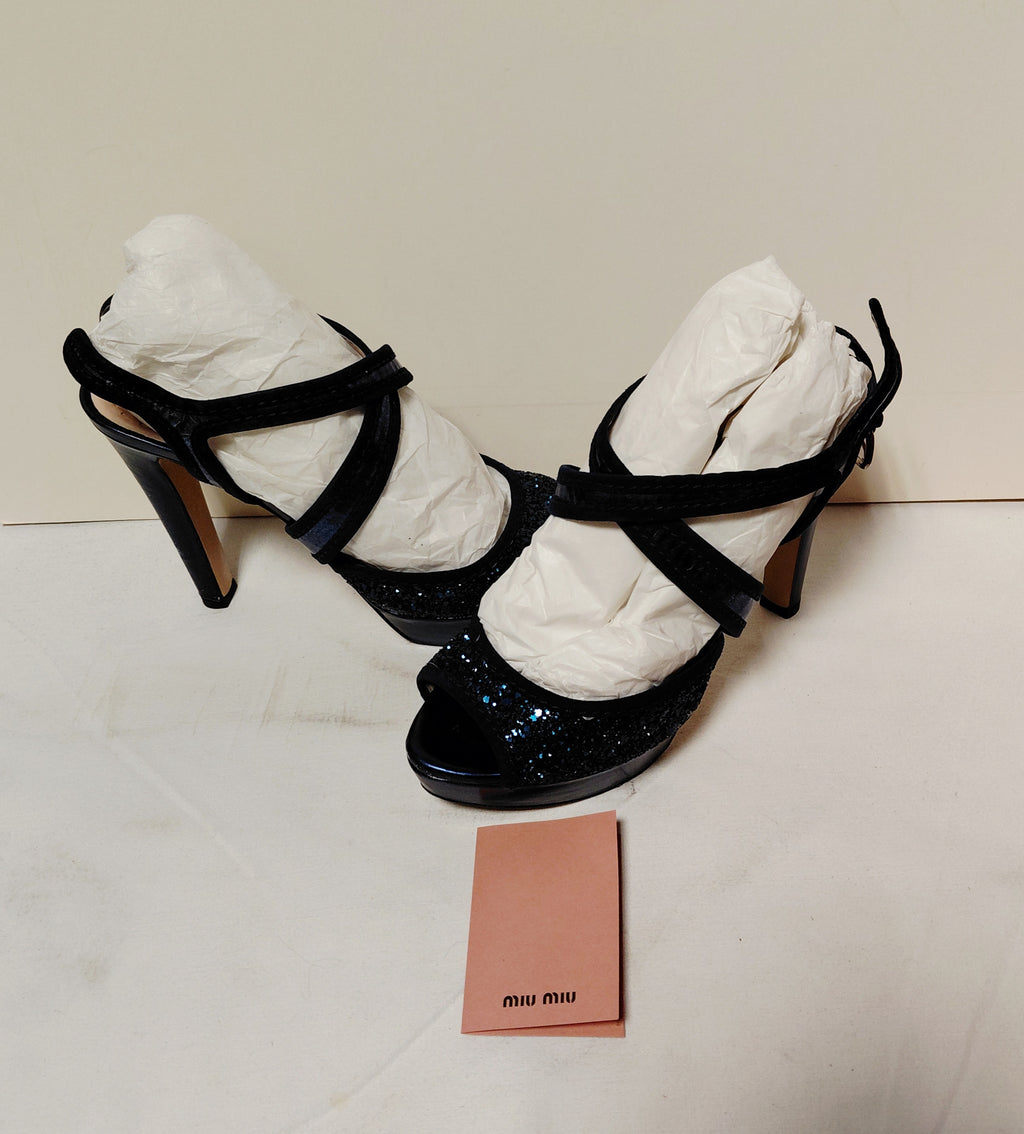 Elegante scarpe Miu Miu con certificato