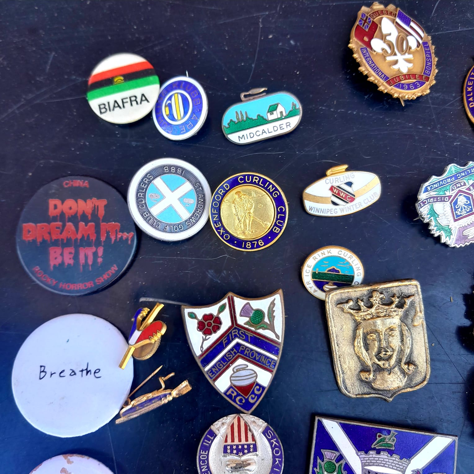 Collezione di più di 100 spilla