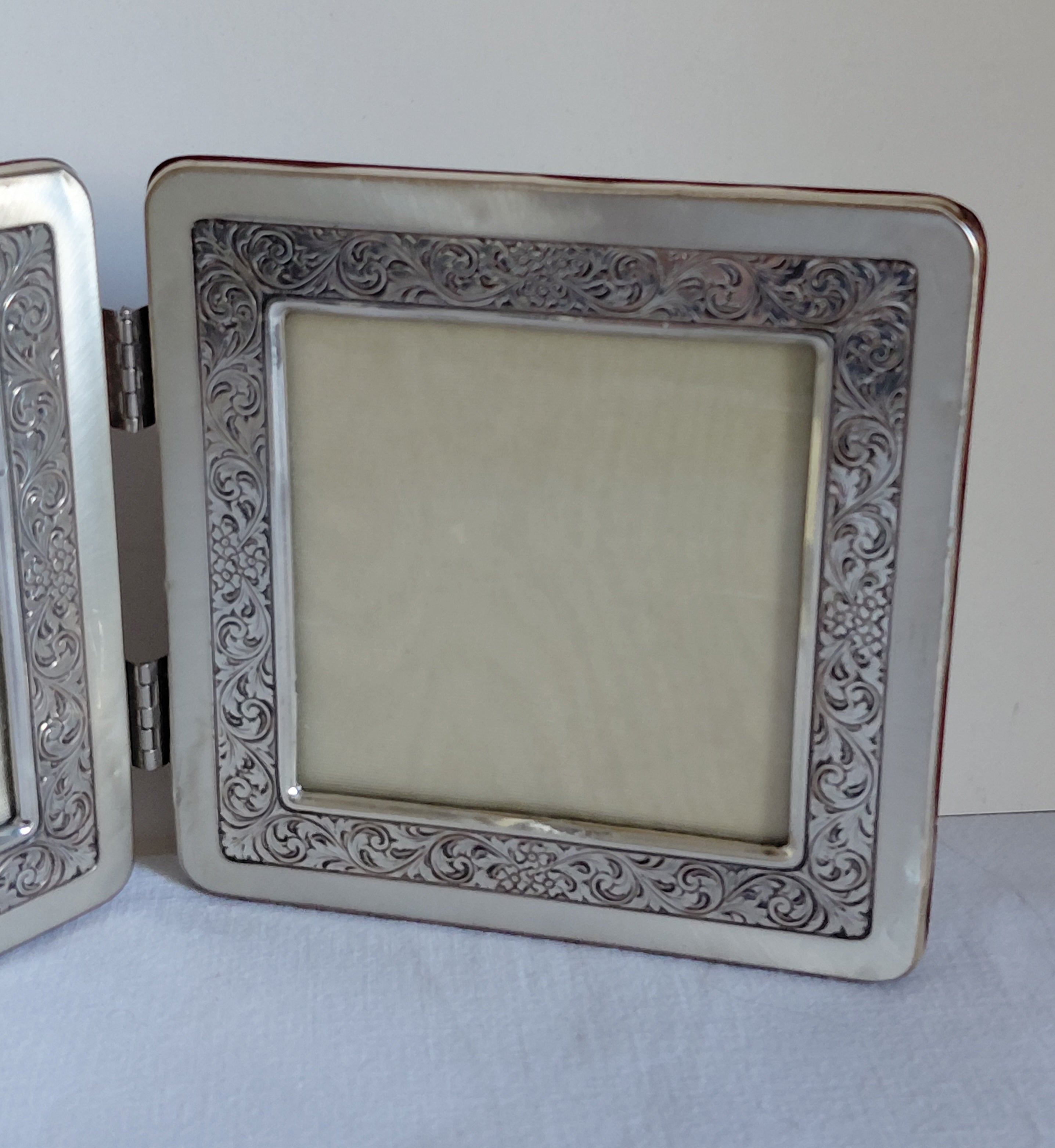 Doppia cornice in Argento 925 vintage