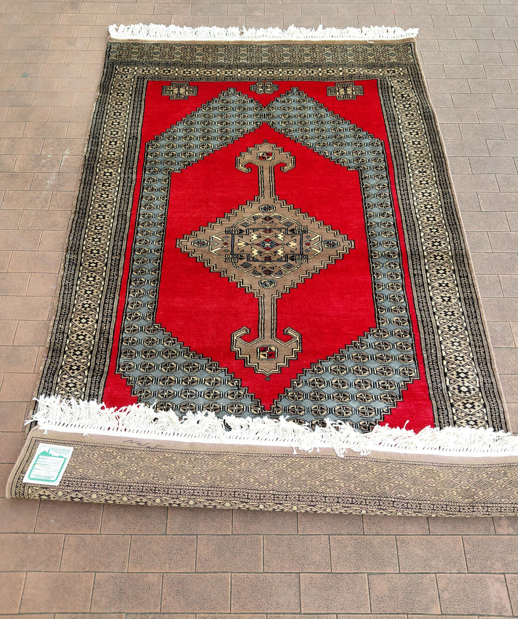 Tappeto hand-made cashmere certificato