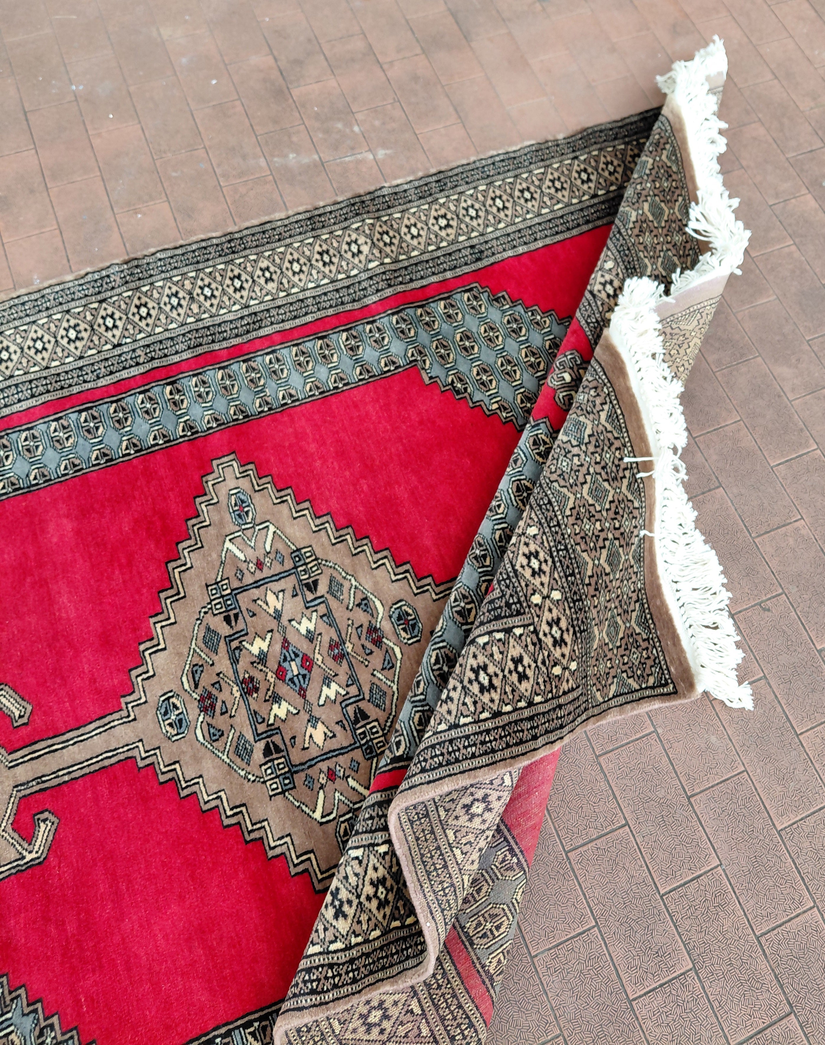 Tappeto hand-made cashmere certificato