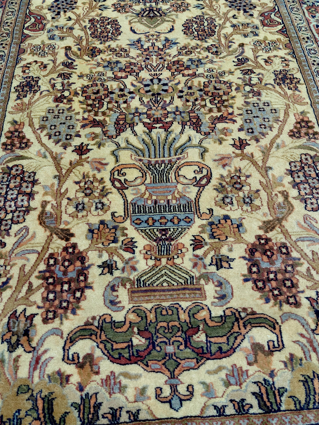 Meraviglioso tappeto Agra Extra fine Certificato