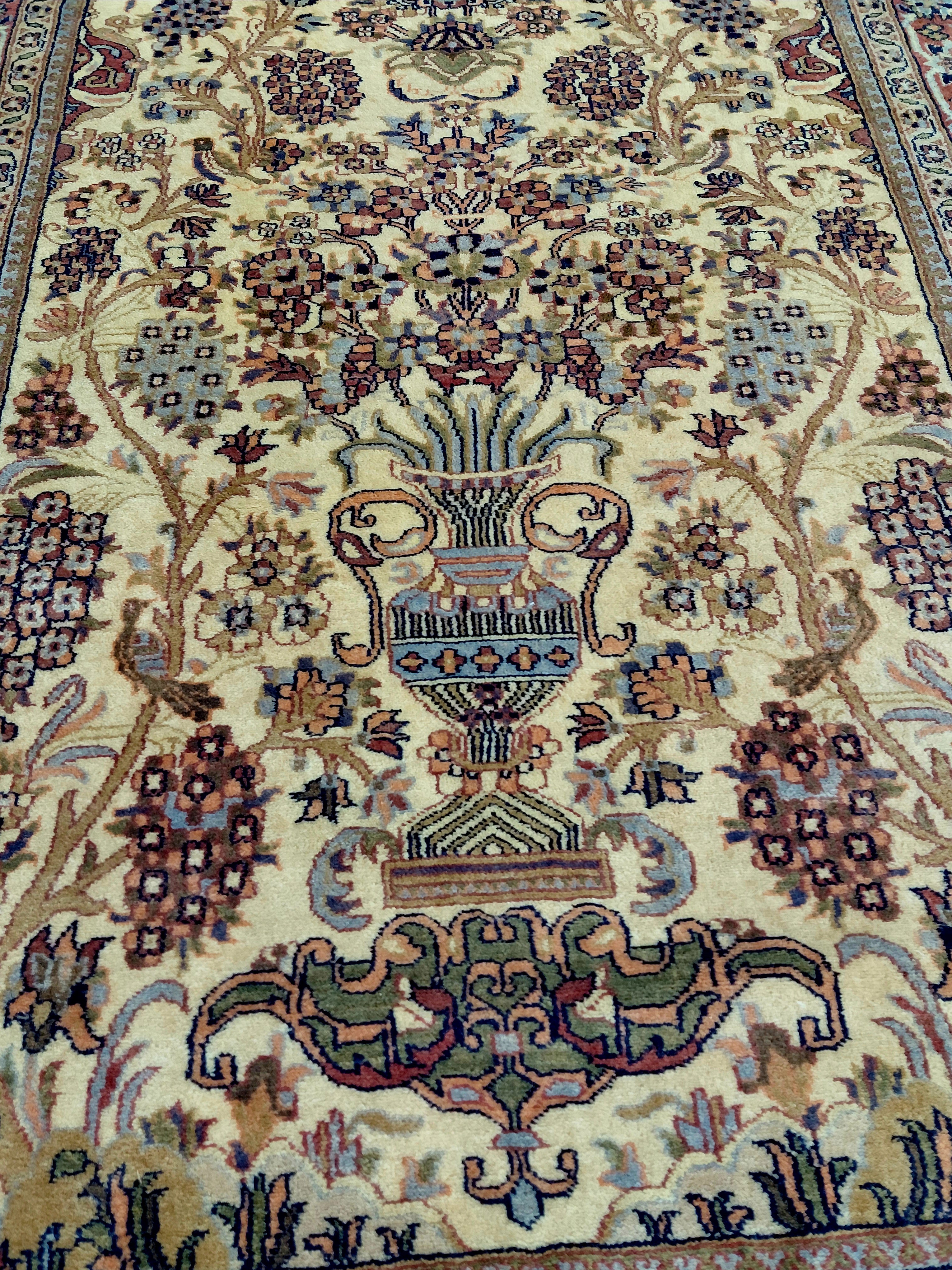 Meraviglioso tappeto Agra Extra fine Certificato