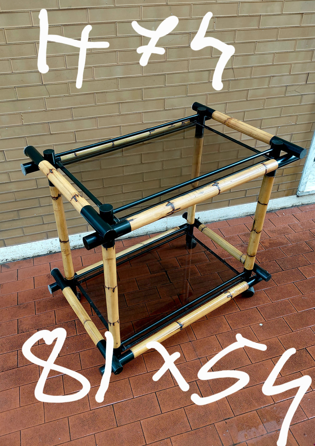 Carrello modernariato anni 70