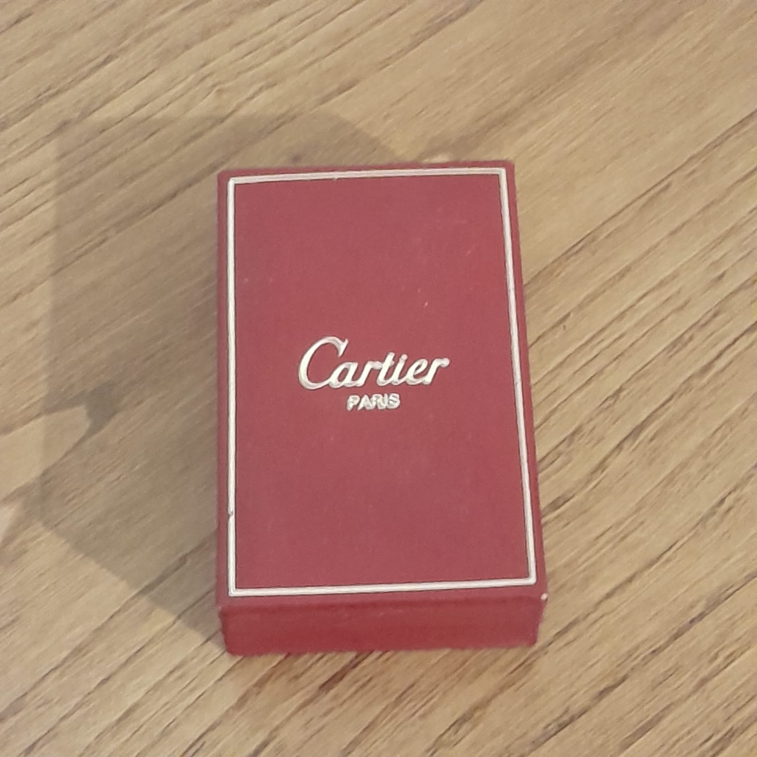 Accendino Cartier in scatola