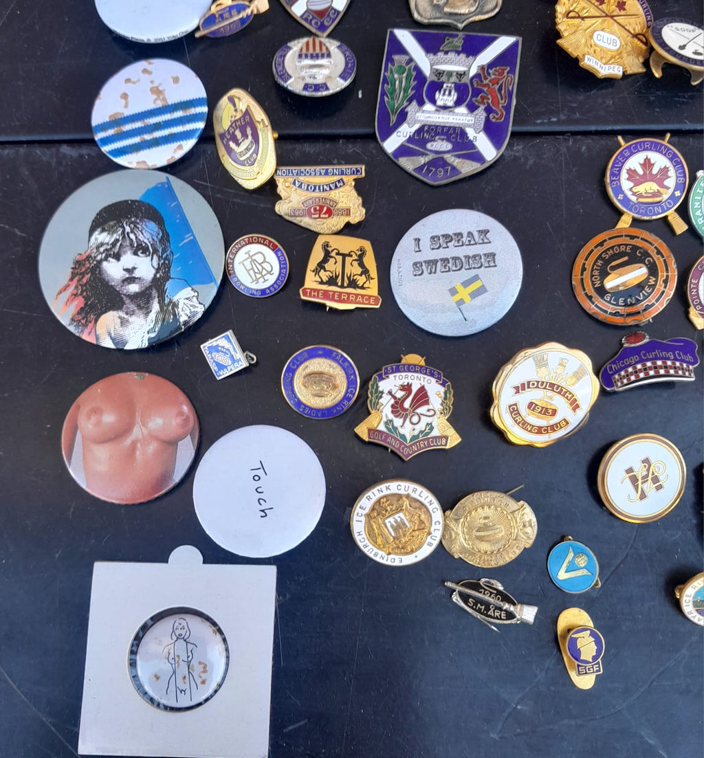 Collezione di più di 100 spilla