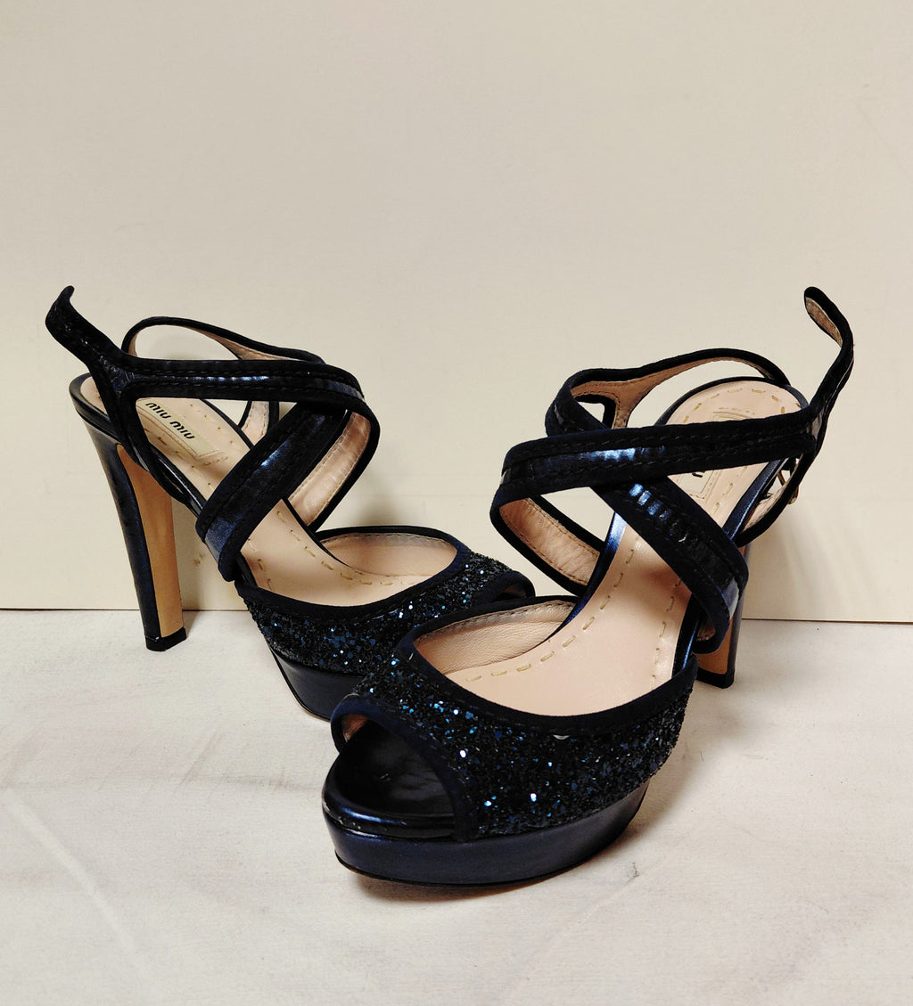 Elegante scarpe Miu Miu con certificato