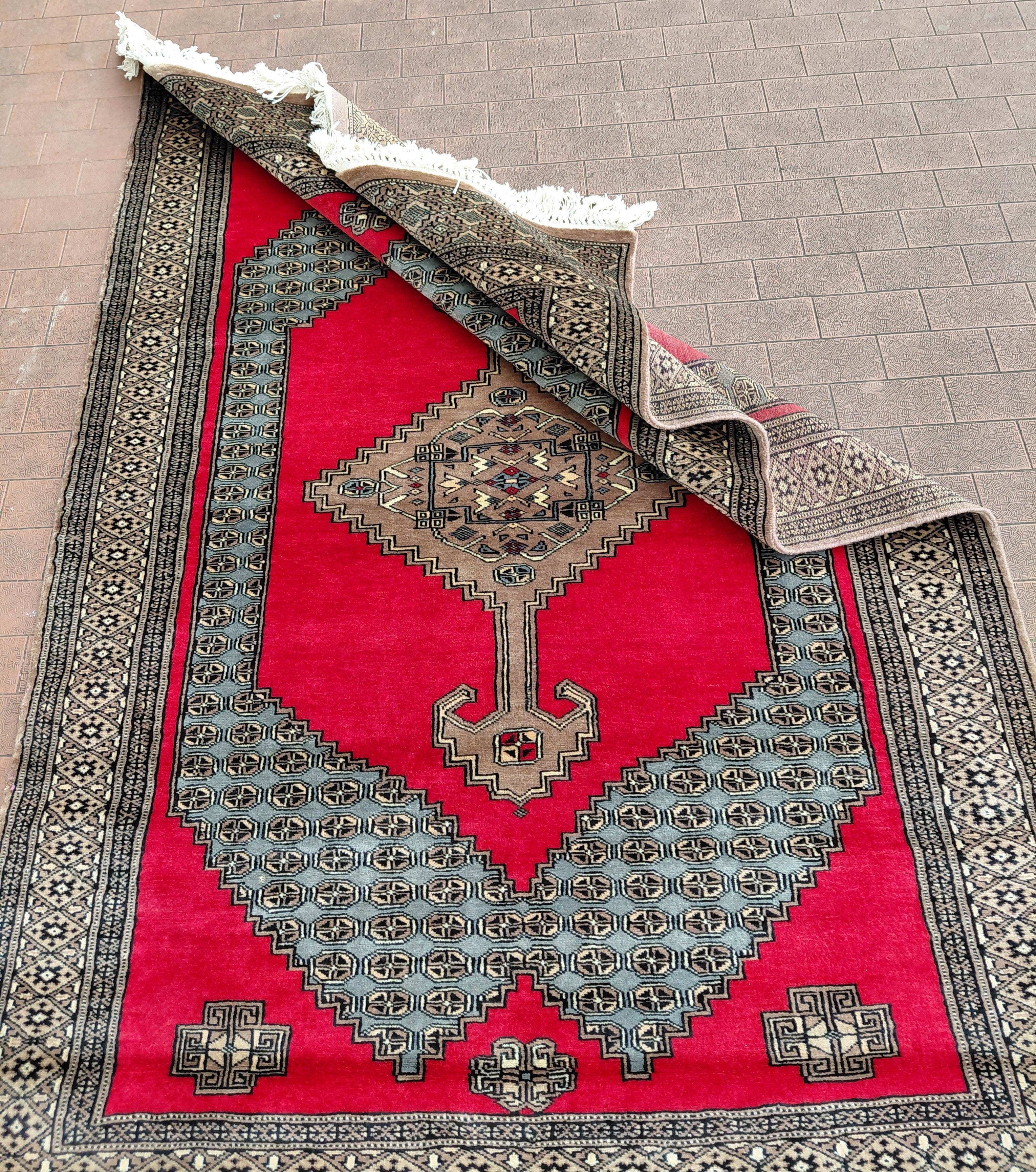 Tappeto hand-made cashmere certificato