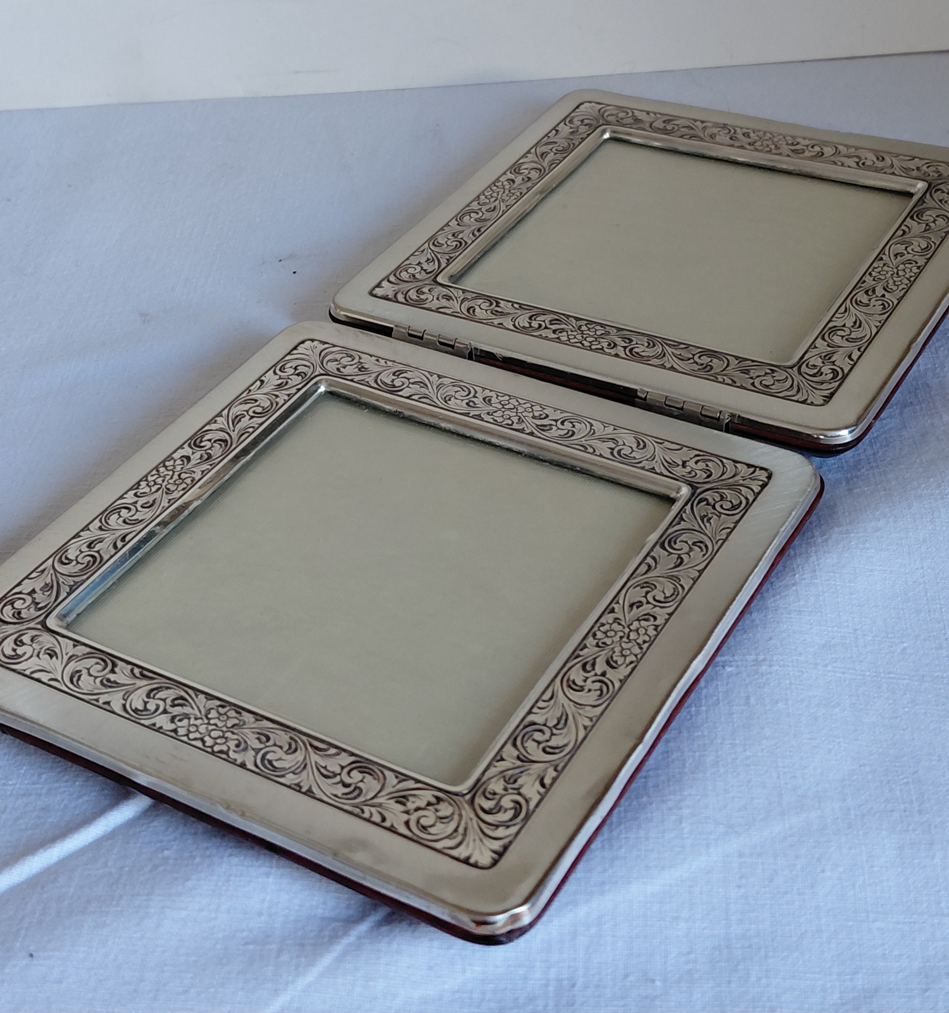 Doppia cornice in Argento 925 vintage