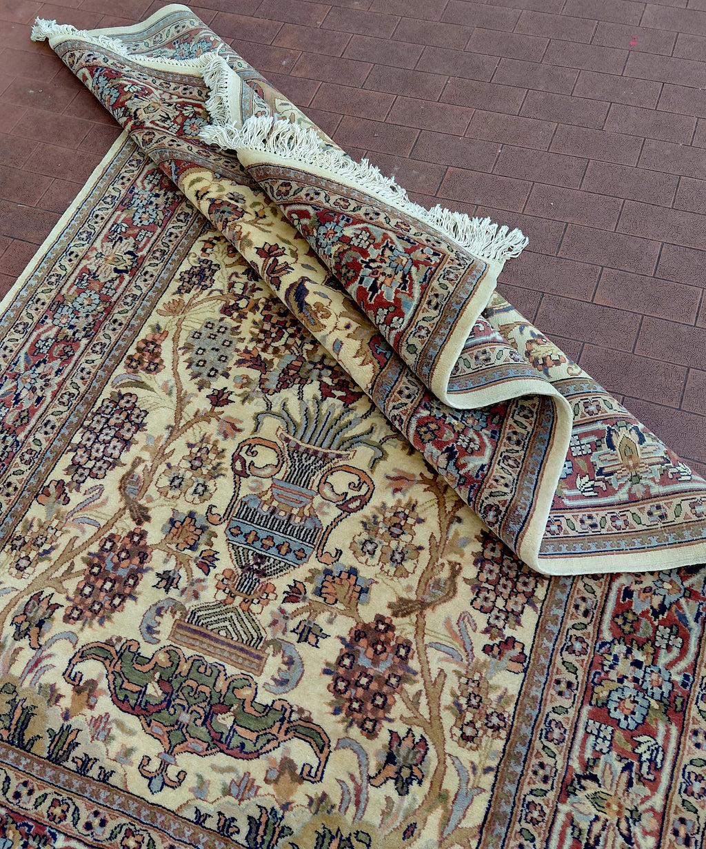 Meraviglioso tappeto Agra Extra fine Certificato