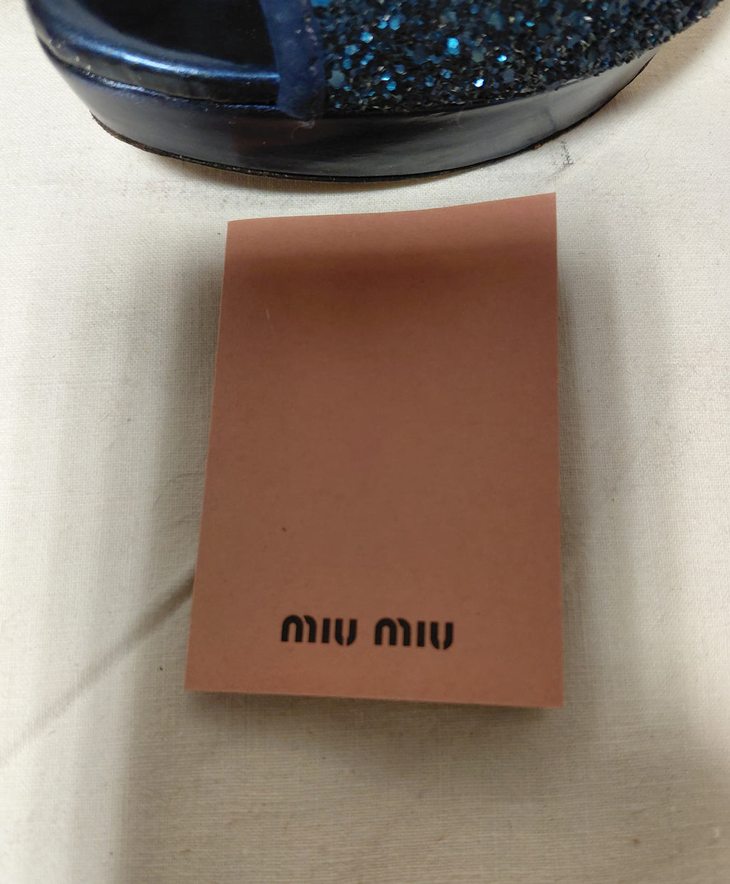 Elegante scarpe Miu Miu con certificato