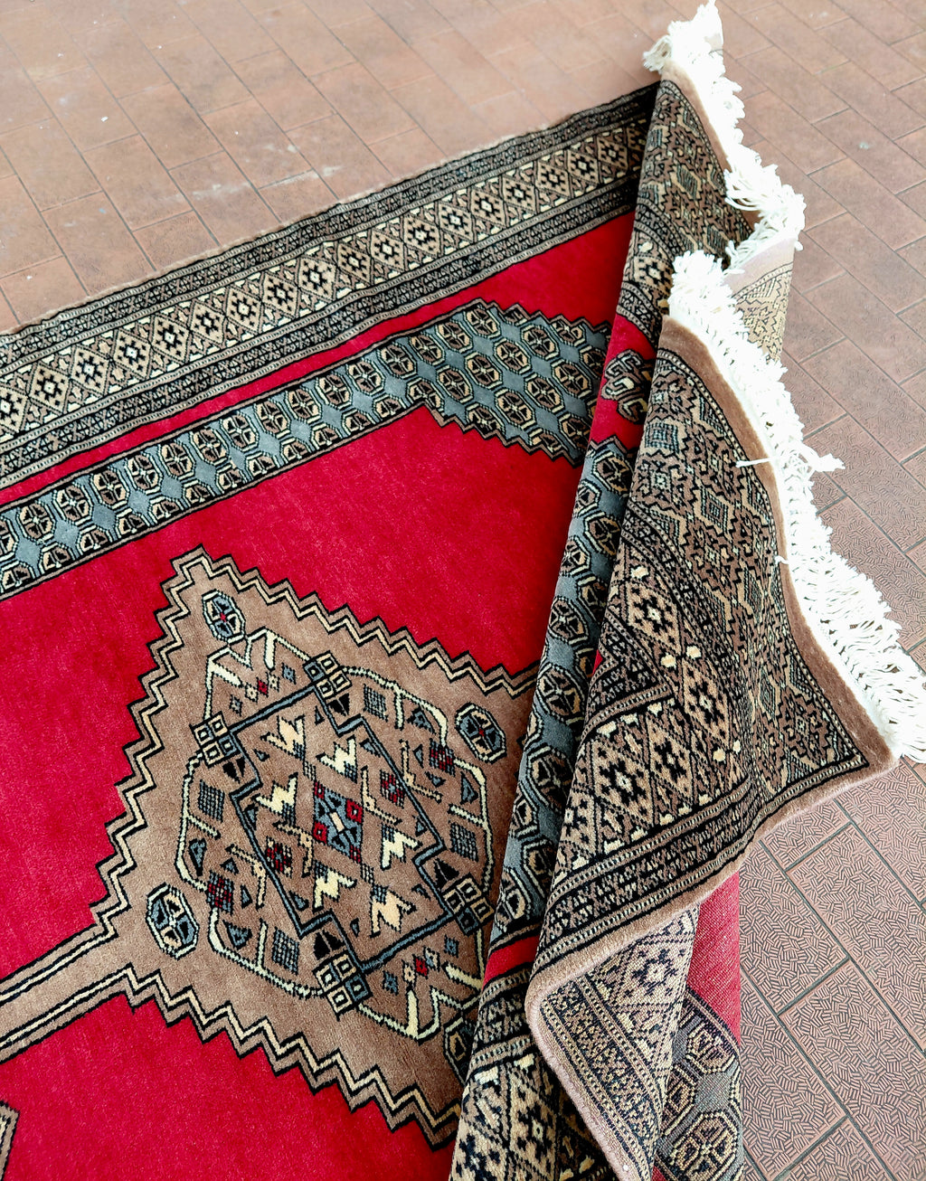 Tappeto hand-made cashmere certificato