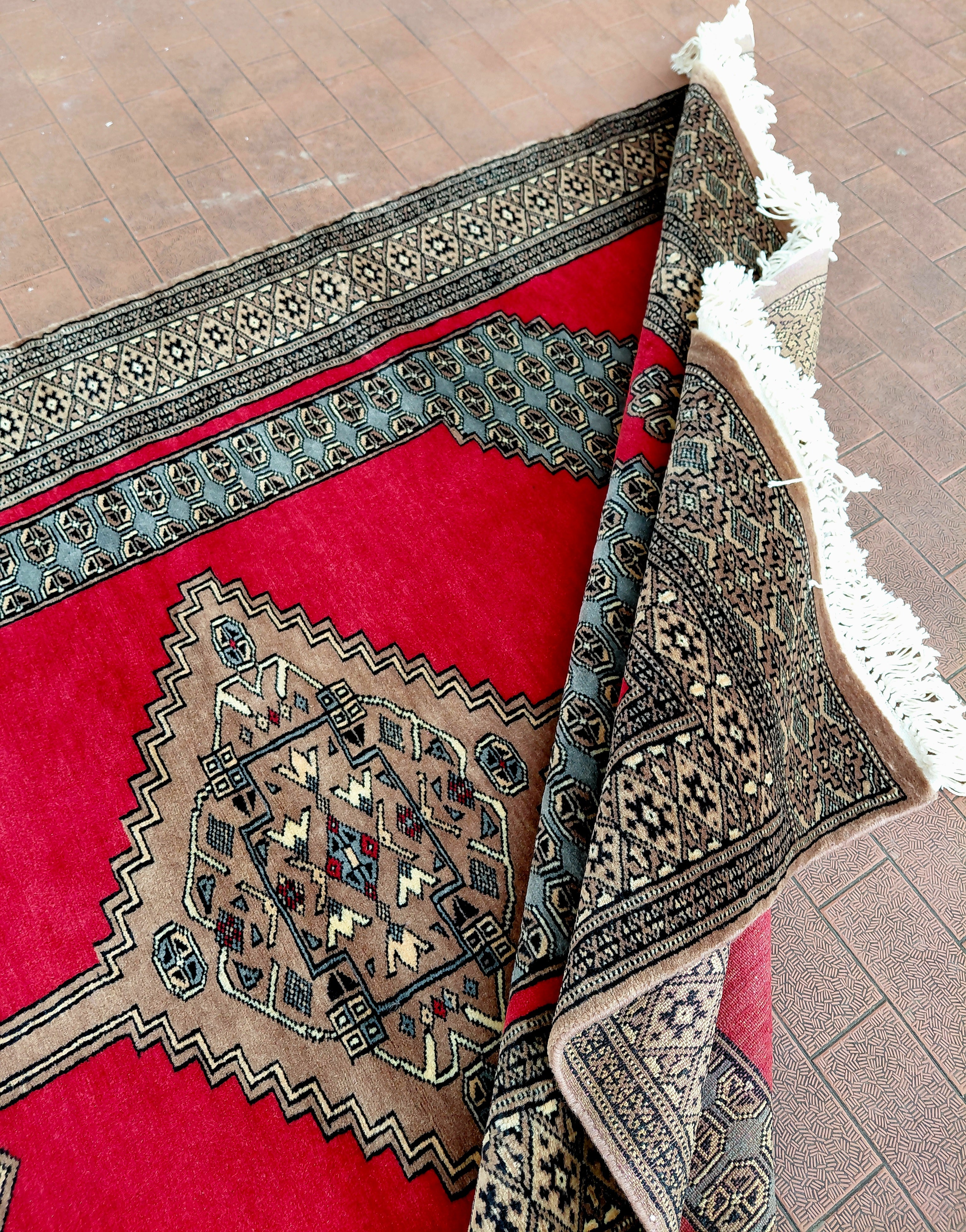 Tappeto hand-made cashmere certificato